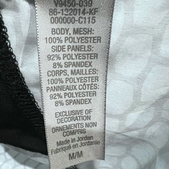 Champion duo dry running jacket windbreaker black grey size medium - Picture 15 of 16